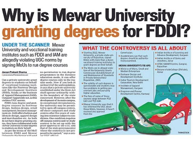 Image-of-story-on-Mewar-University-printed-in-Hindustan-Times-HT-photo