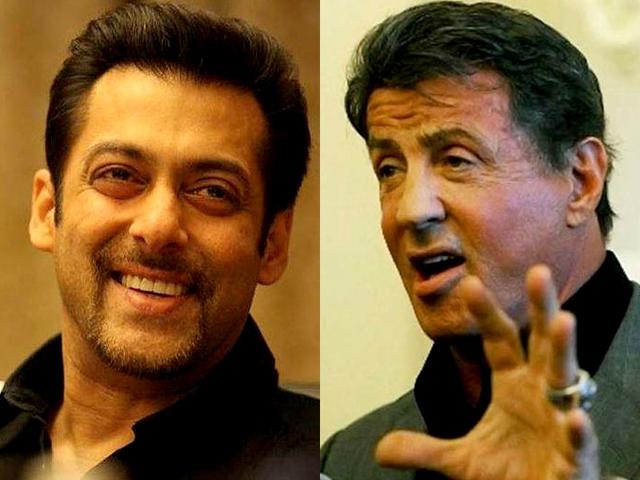 Salman-Khan-L-Sylvester-Stallone-R Salman-Khan-L-Sylvester-Stallone-R