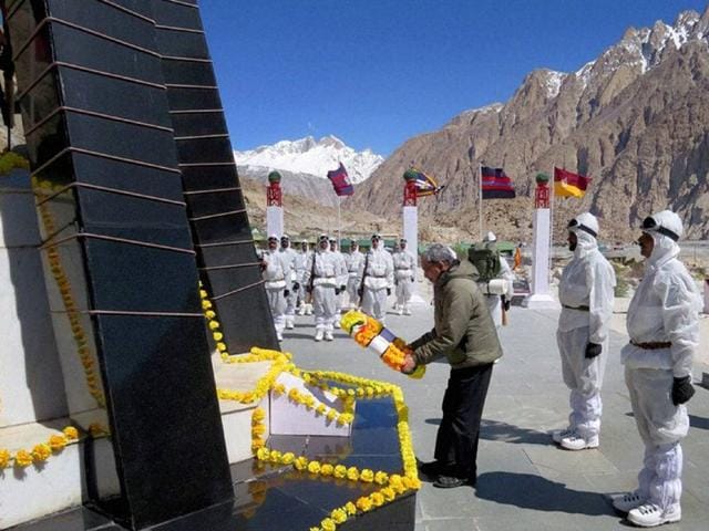 It was his first visit after becoming defence minister It was his first visit after becoming defence minister