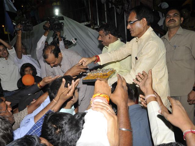 Madhya-Pradesh-chief-minister-Shivraj-Singh-Chouhan-Praveen-Bajpai-HT-Photo Madhya-Pradesh-chief-minister-Shivraj-Singh-Chouhan-Praveen-Bajpai-HT-Photo