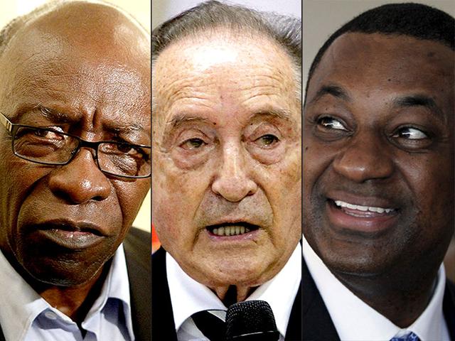 A-combination-of-file-photos-show-then-FIFA-executive-member-Jack-Warner-L-Eugenio-Figueredo-C-and-Jeffrey-Webb-R-Reuters A-combination-of-file-photos-show-then-FIFA-executive-member-Jack-Warner-L-Eugenio-Figueredo-C-and-Jeffrey-Webb-R-Reuters