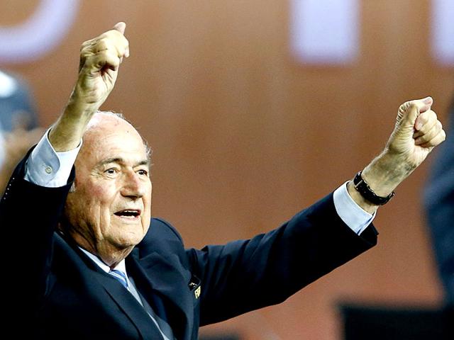 FIFA-President-Sepp-Blatter-reacts-after-he-was-re-elected-at-the-65th-FIFA-Congress-in-Zurich-Switzerland-REUTERS FIFA-President-Sepp-Blatter-reacts-after-he-was-re-elected-at-the-65th-FIFA-Congress-in-Zurich-Switzerland-REUTERS