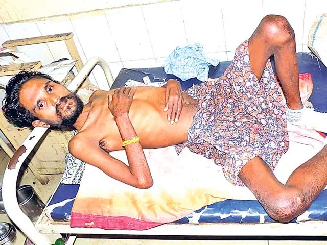 Bedabyasa-Dash-the-man-who-along-with-his-wife-allegedly-sold-their-new-born-son-to-foot-his-medical-expenses-HT-Photo Bedabyasa-Dash-the-man-who-along-with-his-wife-allegedly-sold-their-new-born-son-to-foot-his-medical-expenses-HT-Photo