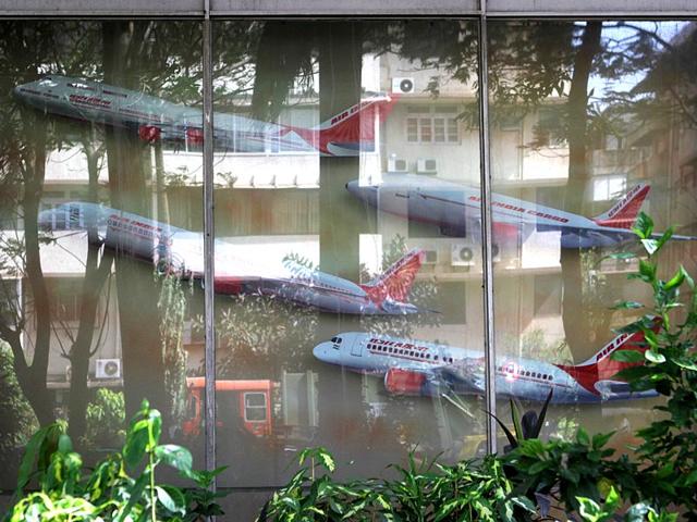 A view of the iconic Air India building at Nariman Point in Mumbai. (Arijit Sen/HT photo)