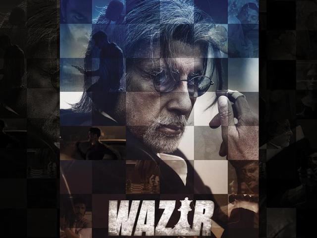 Amitah Bachchan on a poster of Wazir.
