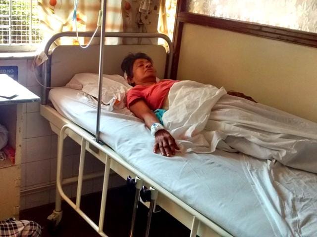 A 59-year-old woman was knocked down by a speeding biker while crossing the road at one of Bandra’s busiest junctions. (HT photo)