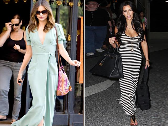 The summery maxi dress: Something long, flowing and breezy in form of a long maxi dress is a perfect wear this summer. Opt for bright colours with floral prints to strut away on the streets like a diva. The dress will help you make a delicate yet beautiful style statement.