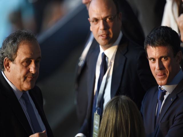 French-Prime-Minister-Manuel-Valls-R-and-UEFA-President-Michel-Platini-L-are-seen-prior-to-the-Uefa-Champions-League-Final-between-Juventus-and-FC-Barcelona-at-the-Olympic-Stadium-in-Berlin-on-June-6-2015-AFP-Photo