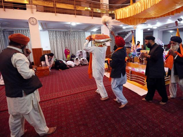 Once boasting as many as 100,000 members in the 1990s, Afghanistan's Sikh population, according to community leaders, has fallen to an estimated 2,500. AP Photo