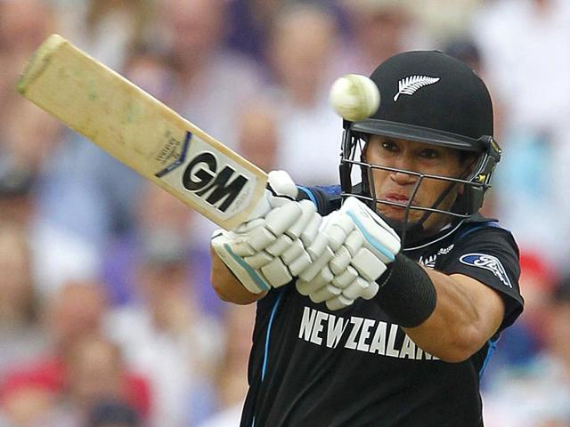 New-Zealand-batsman-Ross-Taylor-hits-a-shot-during-the-second-ODI-between-England-and-New-Zealand-at-The-Oval-in-London-on-June-12-2015-AFP-Photo