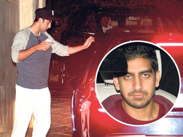 Ayan Mukerji was seen leaving Ranbir Kapoor’s apartment late on Saturday (June 13) night; Katrina Kaif was also present. (Photo: Yogen Shah)
