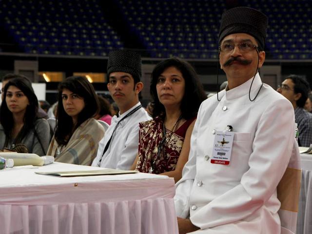 File-photo-of-the-members-of-Parsi-community-attending-the-10th-World-Zoroastrian-Congress-held-in-Mumbai-in-2013-Anshuman-Poyrekar-HT-photo File-photo-of-the-members-of-Parsi-community-attending-the-10th-World-Zoroastrian-Congress-held-in-Mumbai-in-2013-Anshuman-Poyrekar-HT-photo
