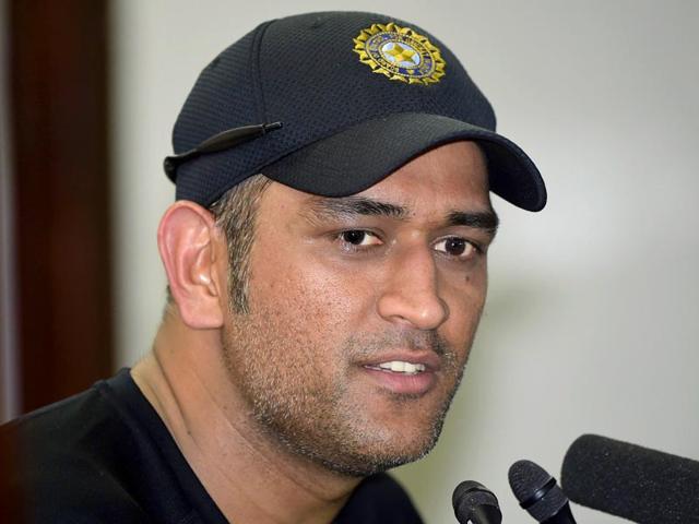 Indian-cricket-captain-Mahendra-Singh-Dhoni-speaks-with-the-press-after-a-practice-session-at-the-Sher-e-Bangla-National-Stadium-in-Dhaka-on-June-17-2015-ahead-of-the-first-ODI-against-Bangladesh-India-lost-by-79-runs-AFP-Photo
