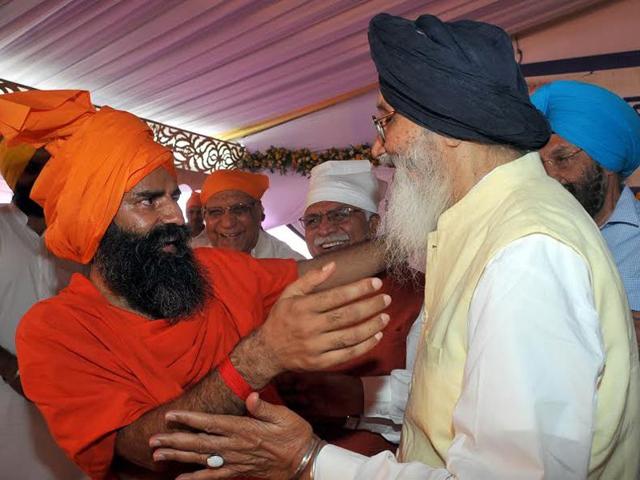 Yoga guru Ramdev also attended the event and said "Sikh gurus and Sikhs laid down their lives to save Hindus and Hinduism". Gurpreet Singh/HT