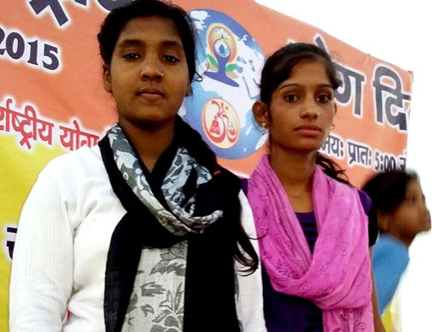 Reshma-Khatoon-and-Bismillah-Khatoon-want-to-give-yoga-lessons-to-Prime-Minister-Narendra-Modi-and-President-Pranab-Mukherjee-HT-Photo Reshma-Khatoon-and-Bismillah-Khatoon-want-to-give-yoga-lessons-to-Prime-Minister-Narendra-Modi-and-President-Pranab-Mukherjee-HT-Photo