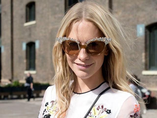Embellished life: Quirky and fun, embellished sunglasses made it's way up in the fashion scene in 2014. Don't shy away from it, wear it in style just like Poppy Delevingne! Embellished life: Quirky and fun, embellished sunglasses made it's way up in the fashion scene in 2014. Don't shy away from it, wear it in style just like Poppy Delevingne!