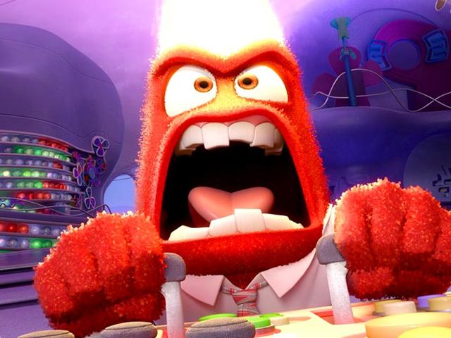 This red-hot gentleman is anger. And, he is all the rage for he protects Riley from others. (Courtesy: Pixar)