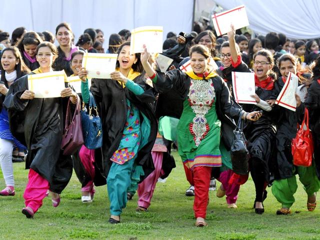 Students-graduating-from-educational-institutes-in-and-around-Chandigarh-are-finding-it-difficult-to-get-absorbed-into-the-globally-competitive-marketplace-HT-Photo Students-graduating-from-educational-institutes-in-and-around-Chandigarh-are-finding-it-difficult-to-get-absorbed-into-the-globally-competitive-marketplace-HT-Photo