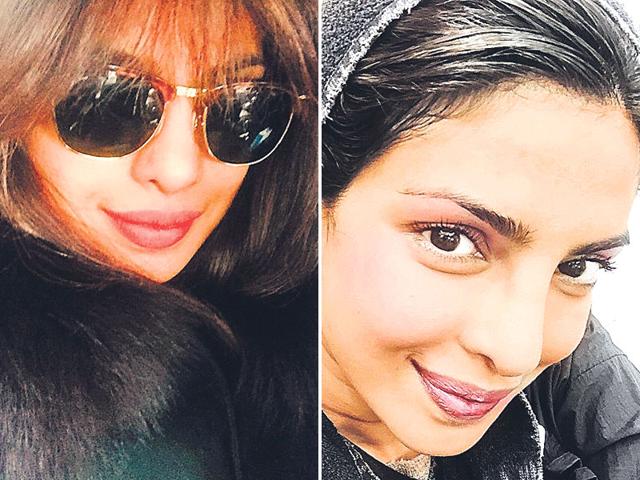 Priyanka Chopra: The pursed lip Some selfies deserve a starry touch. Here’s to PeeCee for acing selfies that show off her lips sans any hint of her pearly whites. Apple of the cheeks in position, lipstick perfect and swag in place – are you, too, doing the selfie like her?