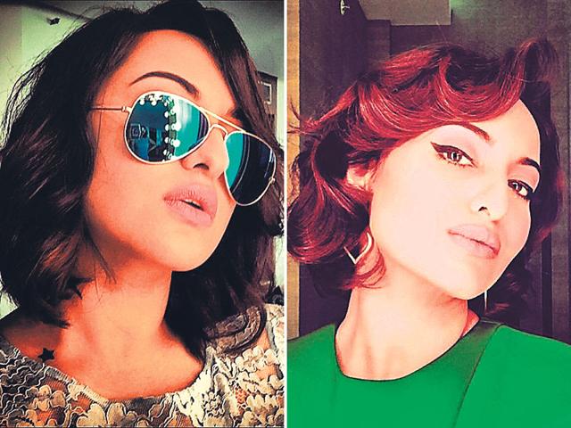 Sonakshi Sinha: Swag saada desiAnd you thought she was only the queen of Dubsmash! Sona loves selfies, but you’ve got to have a certain sense of chutzpah to look as cool as she does in her clicks. Chin up, a little flip of that short hairdo, mirrored shades on and flawless makeup – if you think your selfies are dipped in swagger, you’ve got the Sona selfie fever.