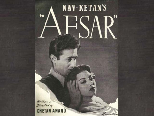 Afsar (1950) starred Dev Anand and Suraiya - and was the first film produced under the Navketan Films banner.