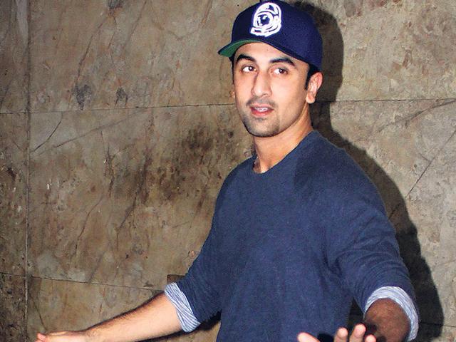 Ranbir Kapoor and Katrina Kaif were spotted at a private movie screening in Mumbai. (Photo: Shakti Yadav)