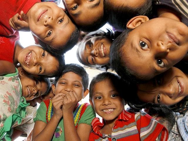Surat, India - March 20, 2015: Parsi children at a welfare home in Surat, India, on Friday, March 20, 2015. (Photo by Gurinder Osan/ Hindustan Times)