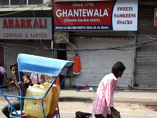 Owners-of-Ghantewala-sweets-Sushant-Jain-and-Sonia-Jain-during-the-interview-with-Hindustan-Times-in-Chandini-Chowk-in-New-Delhi-India-HT-Photo-Sanjeev-Varma Owners-of-Ghantewala-sweets-Sushant-Jain-and-Sonia-Jain-during-the-interview-with-Hindustan-Times-in-Chandini-Chowk-in-New-Delhi-India-HT-Photo-Sanjeev-Varma
