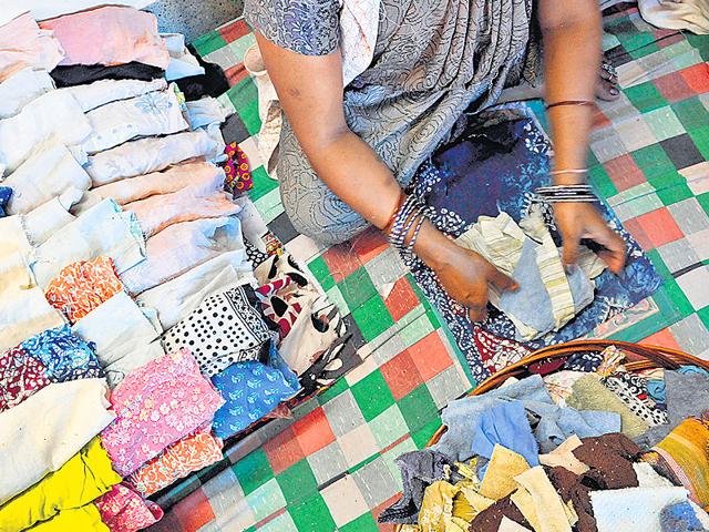 Recyclable-sanitary-napkins-being-made-at-a-processing-unit-in-Delhi-Most-sanitary-napkins-available-in-the-market-are-non-biodegradable-and-are-difficult-to-dispose-HT-Photo-Saumya-Khandelwal