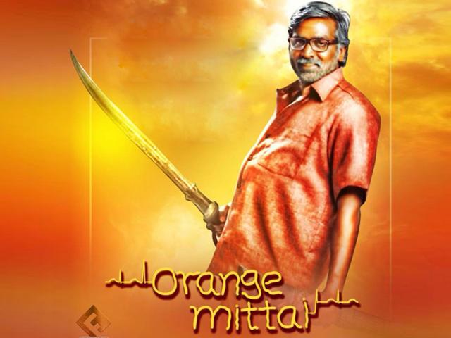 Vijay Sethupathi in a poster from his film, Orange Mittai. (VijaySethupathi.Official/Facebook) Vijay Sethupathi in a poster from his film, Orange Mittai. (VijaySethupathi.Official/Facebook)