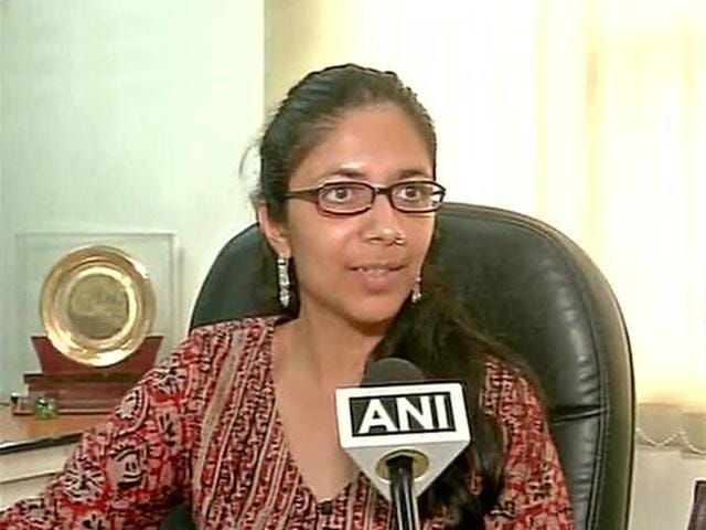 Delhi Commission for Women chief Swati Maliwal. (ANI Photo)