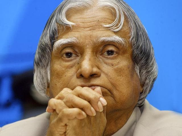 Former-president-and-Bharat-Ratna-APJ-Abdul-Kalam-died-on-Monday-after-collapsing-during-a-lecture-in-Shillong-Sanjeev-Verma-HT-File-Photo