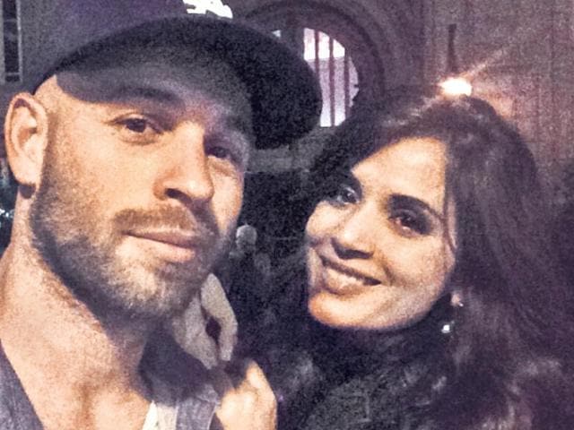 Richa-Chadha-with-Franck-Gastambide Richa-Chadha-with-Franck-Gastambide