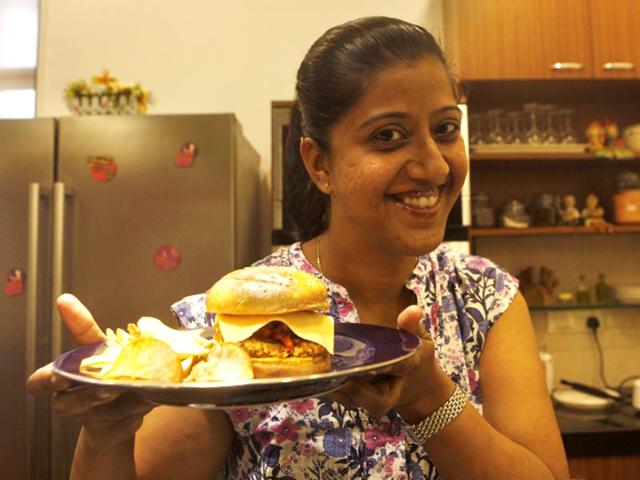 Kshama-Prabhu-is-the-executive-chef-at-The-Bar-Stock-Exchange-Vidya-Subramanian-HT-photo-Location-APB-cook-studio Kshama-Prabhu-is-the-executive-chef-at-The-Bar-Stock-Exchange-Vidya-Subramanian-HT-photo-Location-APB-cook-studio