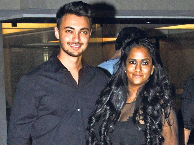 Arpita Khan with Aayush Sharma on her big day. (Shakti Yadav/HT)