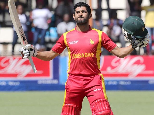 Zimbabwe-batsman-Sikandar-Raza-Butt-celebrates-after-scoring-his-century-during-the-second-one-day-international-cricket-match-between-against-New-Zealand-in-Harare-Zimbabwe-on-August-4-2015-AFP-Photo Zimbabwe-batsman-Sikandar-Raza-Butt-celebrates-after-scoring-his-century-during-the-second-one-day-international-cricket-match-between-against-New-Zealand-in-Harare-Zimbabwe-on-August-4-2015-AFP-Photo