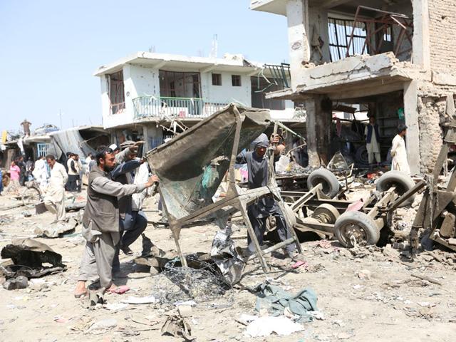 Afghans-work-the-site-of-a-car-bomb-attack-in-Kabul-Afghanistan-Friday-Aug-7-2015-A-bomb-hidden-in-a-truck-exploded-in-the-center-of-the-Afghan-capital-killing-several-people-and-wounding-hundreds-police-and-health-officials-AP-Photo Afghans-work-the-site-of-a-car-bomb-attack-in-Kabul-Afghanistan-Friday-Aug-7-2015-A-bomb-hidden-in-a-truck-exploded-in-the-center-of-the-Afghan-capital-killing-several-people-and-wounding-hundreds-police-and-health-officials-AP-Photo