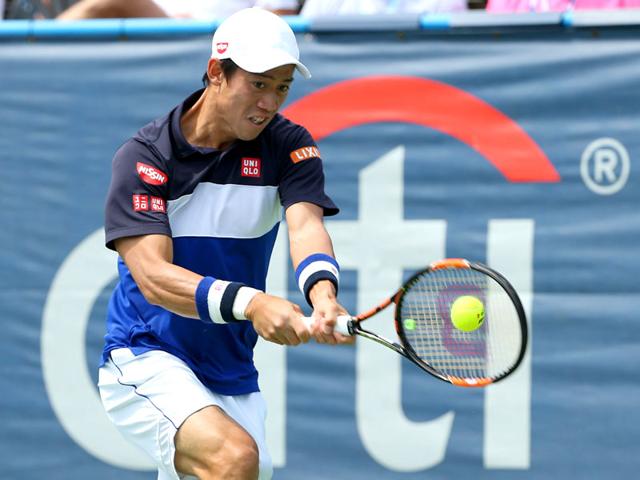 Kei-Nishikori-of-Japan-returns-a-shot-to-Marin-Cilic-of-Croatia-during-the-semi-finals-of-the-Citi-Open-in-Washington-DC-on-August-8-2015-AFP-Photo Kei-Nishikori-of-Japan-returns-a-shot-to-Marin-Cilic-of-Croatia-during-the-semi-finals-of-the-Citi-Open-in-Washington-DC-on-August-8-2015-AFP-Photo