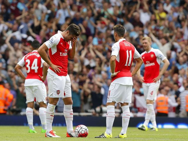 Epl Arsenal Stunned By West Ham Newcastle And Southampton Draw Hindustan Times