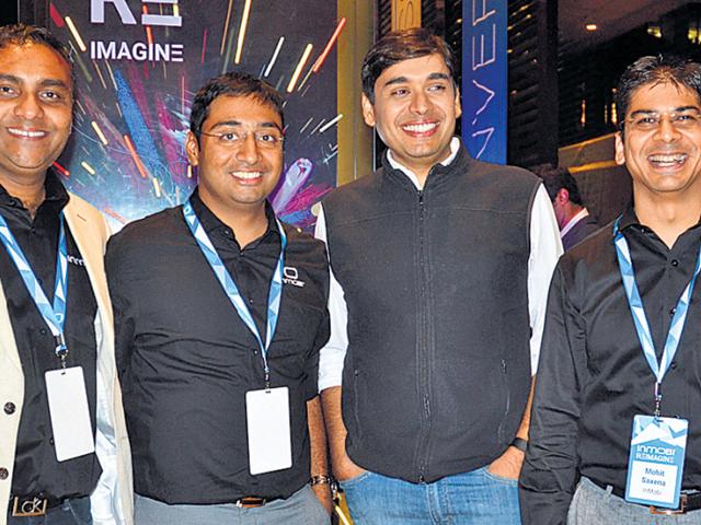 InMobi-s-founders-Amit-Gupta-Abhay-Singhal-Naveen-Tewari-and-Mohit-Saxena-HT-Photo