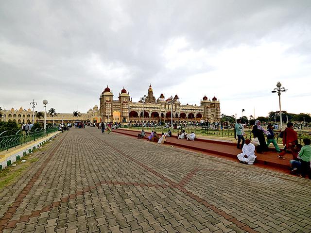 Scene at Mysore Palace (Pavan Kumar KJ/HT Photo)