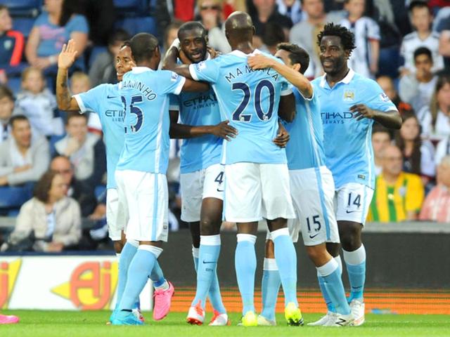 Manchester-City-s-Yaya-Toure-third-from-left-is-congratulated-by-teammates-after-scoring-against-West-Bromwich-Albion-during-the-English-Premier-League-EPL-match-between-the-two-sides-at-the-Hawthorns-West-Bromwich-England-on-August-10-2015-AP-Photo Manchester-City-s-Yaya-Toure-third-from-left-is-congratulated-by-teammates-after-scoring-against-West-Bromwich-Albion-during-the-English-Premier-League-EPL-match-between-the-two-sides-at-the-Hawthorns-West-Bromwich-England-on-August-10-2015-AP-Photo