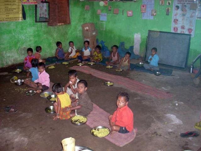 Ektai-village-has-the-highest-proportion-of-severely-malnourished-children-in-Chikaldhara-block-Children-above-three-attend-Ektai-s-Anganwadi-centre-a-day-care-where-they-are-fed-two-meals-a-day Ektai-village-has-the-highest-proportion-of-severely-malnourished-children-in-Chikaldhara-block-Children-above-three-attend-Ektai-s-Anganwadi-centre-a-day-care-where-they-are-fed-two-meals-a-day