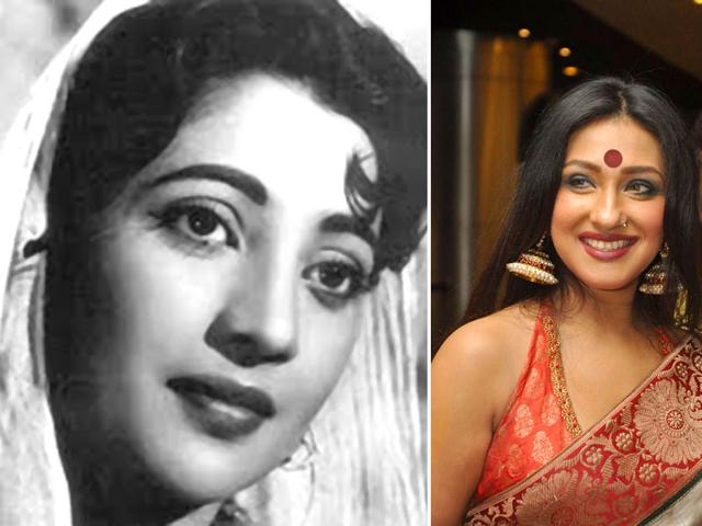 Rituparna Sengupta (right) says legendary actor Suchitra Sen introduced a new style of acting in Bengali cinema. Rituparna Sengupta (right) says legendary actor Suchitra Sen introduced a new style of acting in Bengali cinema.
