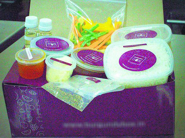 Burgundy Box by Chef Ajay Chopra offers many Indian preparations. (HT photo) Burgundy Box by Chef Ajay Chopra offers many Indian preparations. (HT photo)