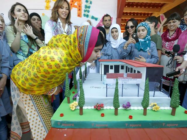 Malala marks 18th birthday by opening school for Syrian girls | World