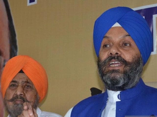 President of Delhi Sikh Gurdwaras Management Committee, Manjit Singh GK. (HT Photo)