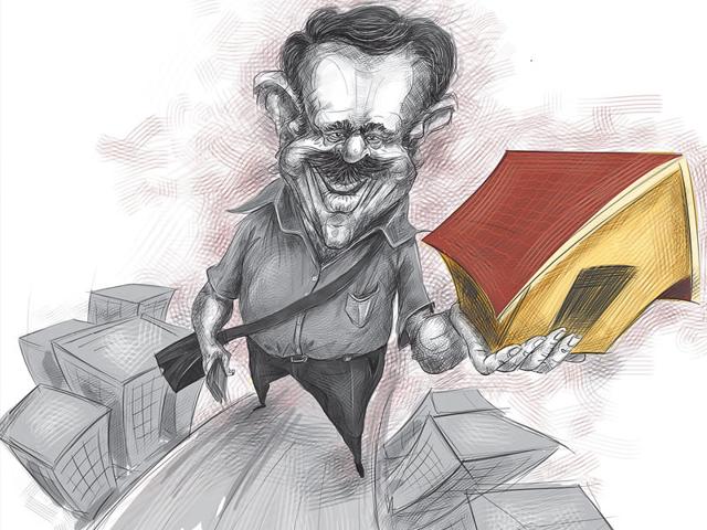 Real estate rates in Mumbai have only continued to rise, ever more sharply, to the point where the price for buying or renting even the tiniest of apartments has begun to sound like a cruel joke. (Illustration: Chetan Patil) Real estate rates in Mumbai have only continued to rise, ever more sharply, to the point where the price for buying or renting even the tiniest of apartments has begun to sound like a cruel joke. (Illustration: Chetan Patil)