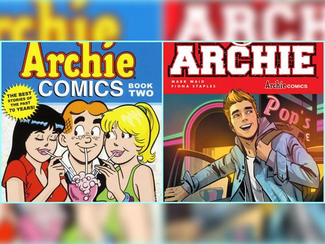 The new avataar of Archie Andrews after characters in the comic series got a make over. (Right) The original look which has been similar for the last 75 years. (left) (Photo Courtesy: Archie Comics)