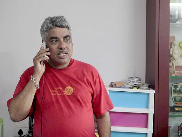 Govind Chavan at his Dahisar residence, in Mumbai. (Pratham Gokhale/HT photo) Govind Chavan at his Dahisar residence, in Mumbai. (Pratham Gokhale/HT photo)